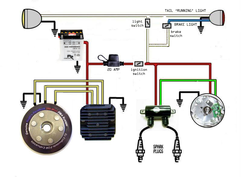 Bobber Wiring Diagram from www.xs650.com