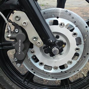 XS650 front brake set up