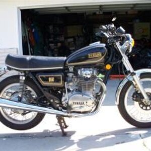 1978 Yamaha XS650E
All original. Had 196 miles and never been registered when I bought it in 2008. It now has almost 1400 miles. Runs like new!