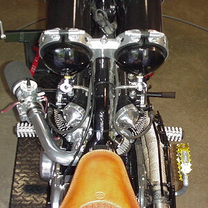 6 bobber drag over the seat view.