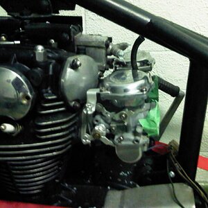 Newly detailed motor with cleaned and rebuilt Solex carbs