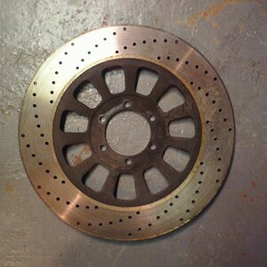 drilled rotor