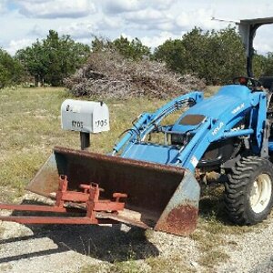 New Holland TC35, great for getting the mail!