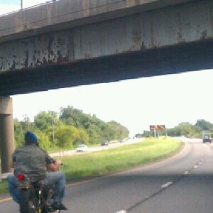 Gotta love goin down the local interstate high and free