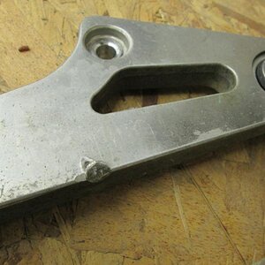 xs1100 peg brackets with passenger pegs. $10 plus shipping. Left side bracket has small gouge.