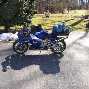 The R1, ready for a road trip from Baltimore MD to Key West