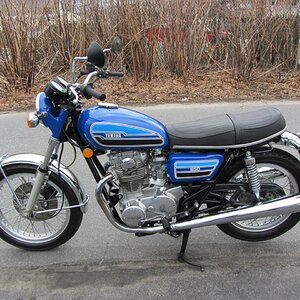 Yamaha XS650C From New York USA.
Bill a member of XS650 COM owned this beautiful Bike but sadly cancer took him.
Bill asked me  to put it into my co