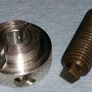 Experimental valve adjuster tool in aluminum, bottom