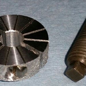 Experimental valve adjuster tool in aluminum, top