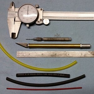 Tools and pieces for making BackFlush adapter
