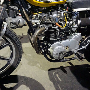 This XS looks like it has been ridden in anger. Long live the XS650!