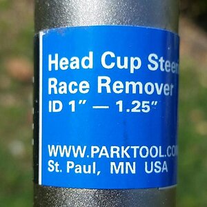 Park Tool Steering Race Remover
Image 3 of 3