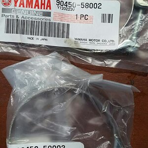 Yamaha Hose Clamps (2)
Part No. 90450-58002
(New)
