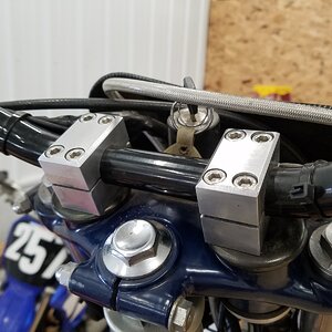 Custom Motorcycle Handelbar Clamps