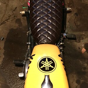 New seat pan wrapped