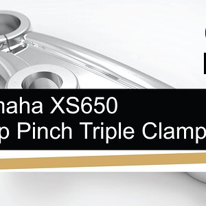 DC Motive Yamaha XS650 Drop Pinch Triple Clamp - YouTube