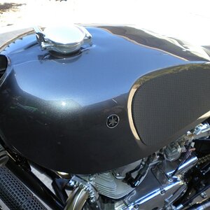 XS750 tank with monza gas cap