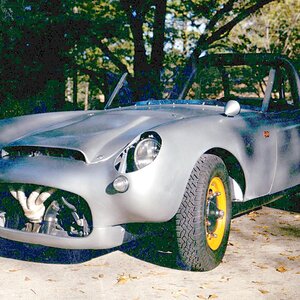 '58 Berkely, 750 Kawasaki 4 turbo-charged motor (121hp). Car only weighed 350#. Should have been a rocket, but I was always afraid it would fly apart.