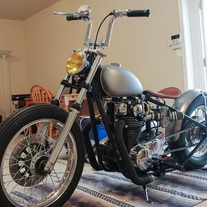 XS650 Bobber Project - Just about done.