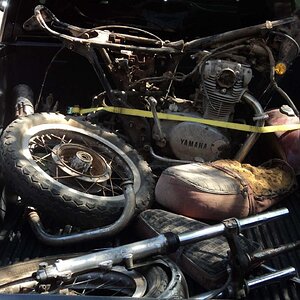 1977 Yamaha XS650 project to say the least