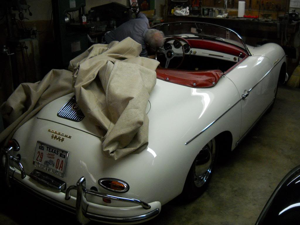 Bill Jones' original, unrestored, one owner, 1955 Porsche Speedster.