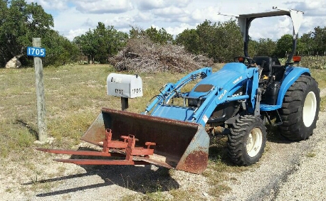 New Holland TC35, great for getting the mail!