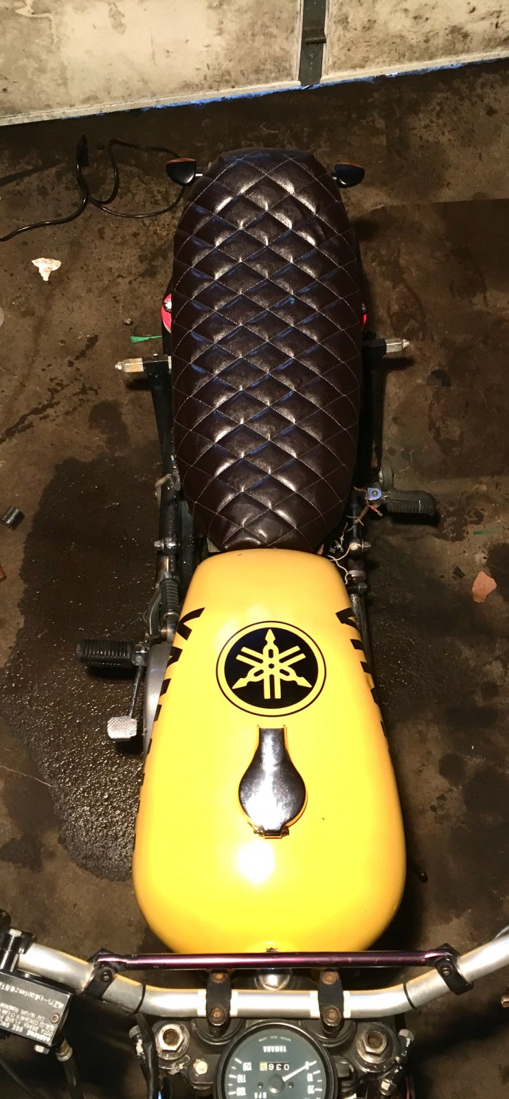 New seat pan wrapped