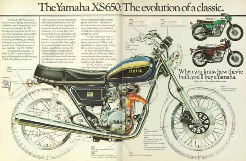 Yamaha XS650 77  2