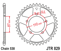 ywain JTR829 rear sprocket diagram.png