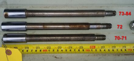 ALL XS650 front axles with ruler.jpg