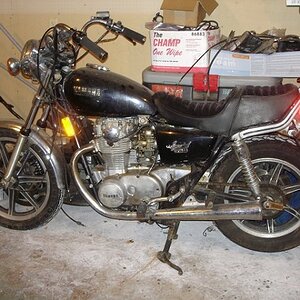 another 1980 XS650 - sold to a friend and chopped