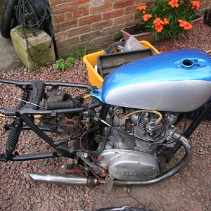 XS650 bought from e bay 2011.