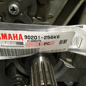 IMG 49- Figured I'd share the part number, for the illusive 1mm washer, that the PO decided not to put back! Ended up paying $5 bucks for it off BikeB