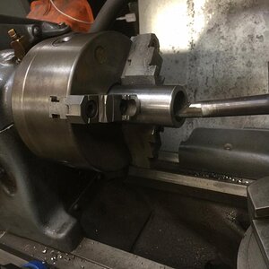 Machining the head tube to accept neck cups