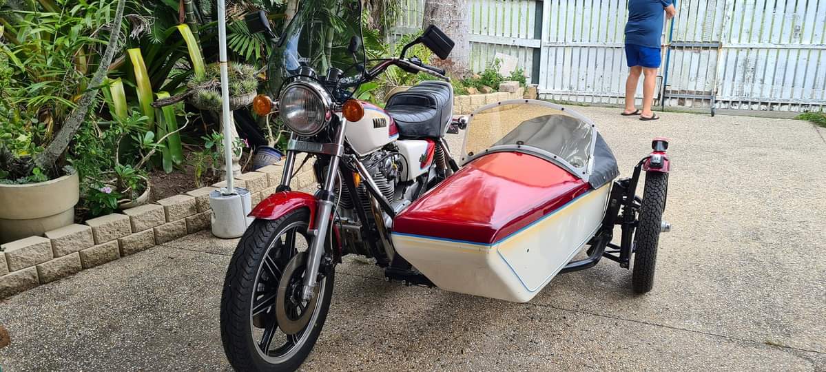 1981 Yamaha XS 650 Special fitted with similar era Australian made Iron Horse sisecar.
