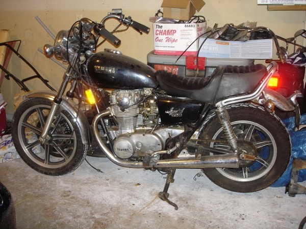 another 1980 XS650 - sold to a friend and chopped